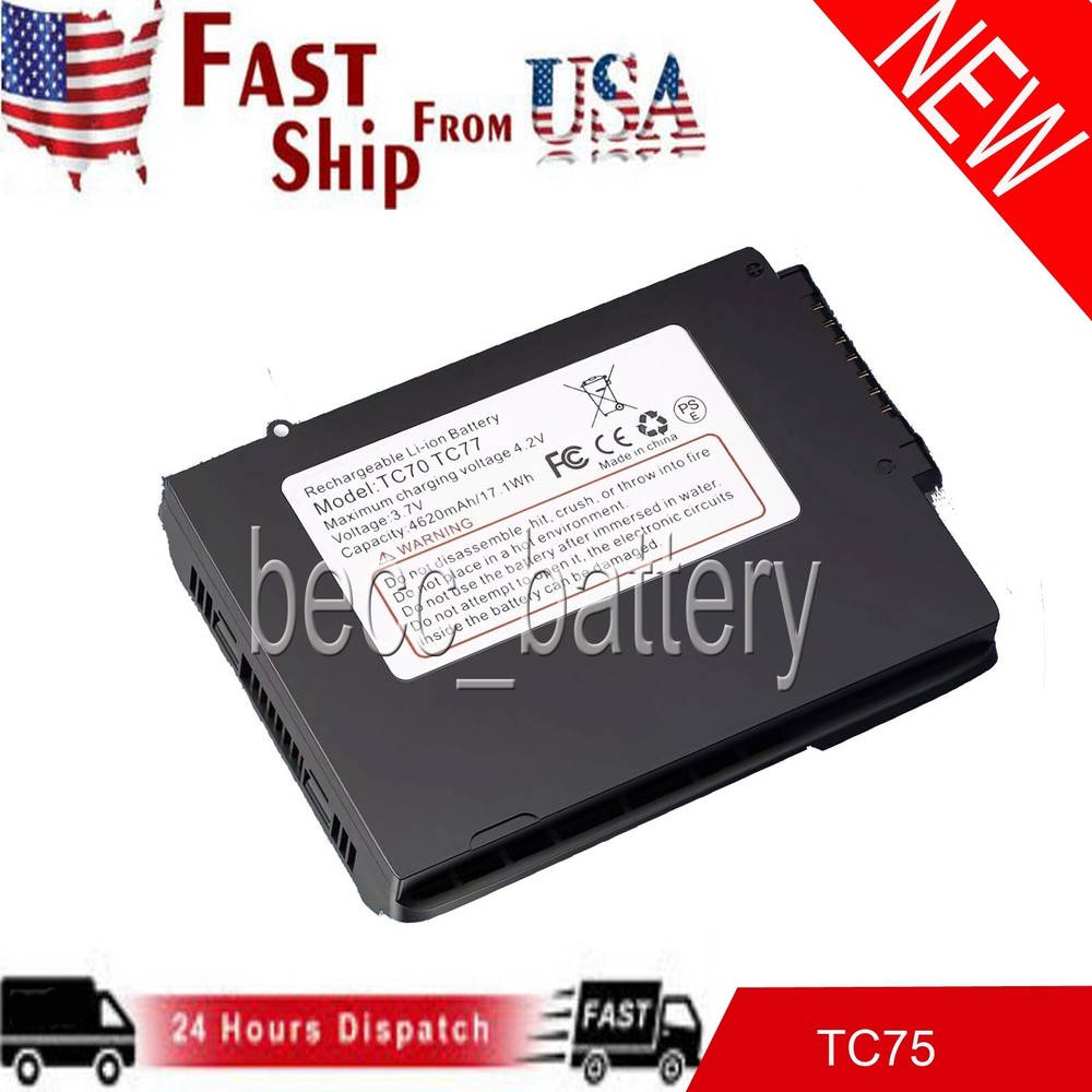 Battery for Zebra TC70 TC70X TC75 TC75X TC72 TC77 Scanner 82-171249-02