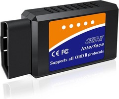 OBD2 Bluetooth Scanner for iPhone iOS Android Windows Car Code Reader Enhanced A