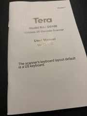 Tera 1D 2D QR Barcode Scanner Wireless and Wired W/Battery Level D5100 NEW