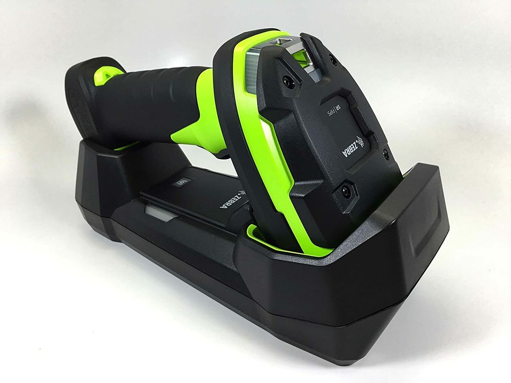 Zebra LI3678-SR Ultra Rugged Cordless 1D Barcode Scanner Linear Imager Kit Black
