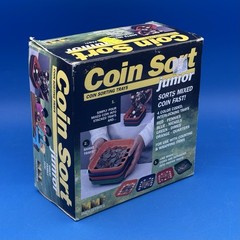 Vintage Coin Sort Junior Speed Coin Sorting Trays Set Change Counter In Box
