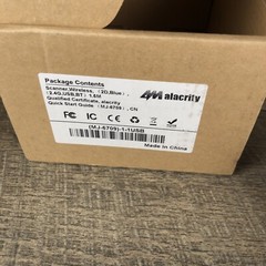 Alacrity 2D 1D Wireless Barcode Scanner with Stand, 3-in-1