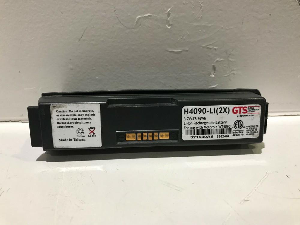 GTS Extended-Capacity Genius Battery H4090-LI(2X) for Symbol WT4090/WT41N0
