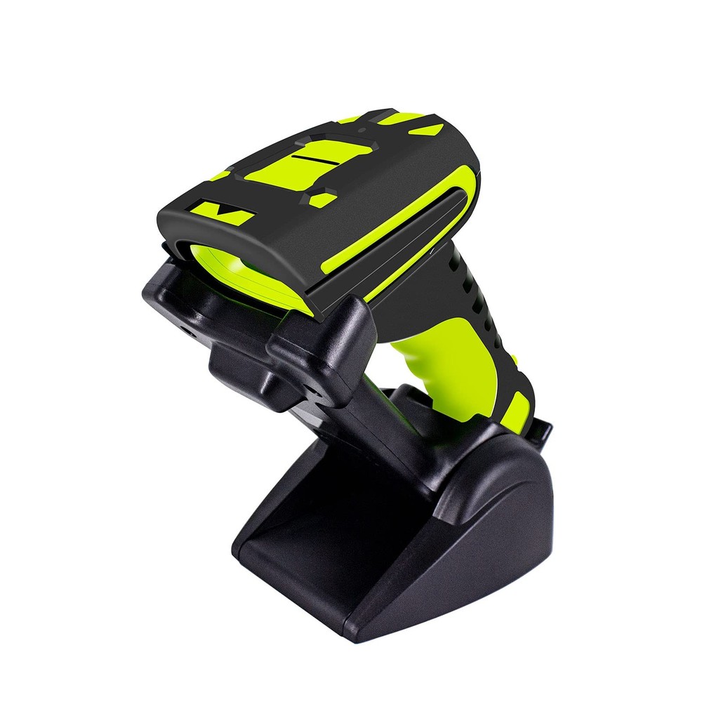Symcode 2D Bluetooth Barcode Scanner with Wireless Charging Stand 1968 Feet