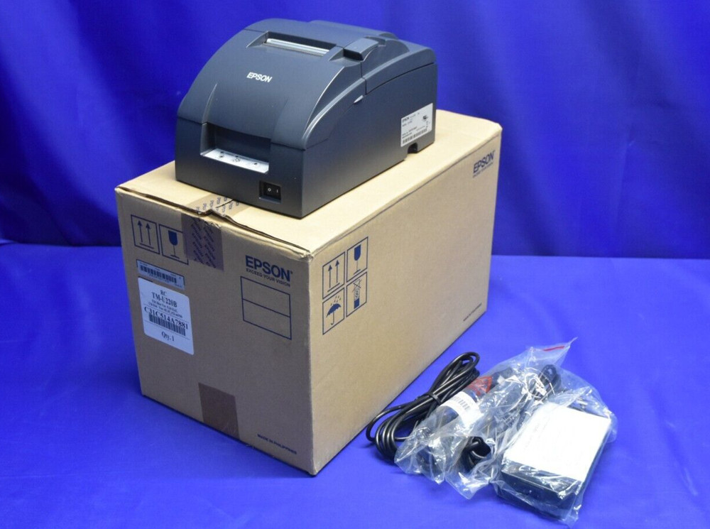 NEW OPEN BOX – EPSON/MICROS ETHERNET TM-U220B M188B, KITCHEN PRINTER hec