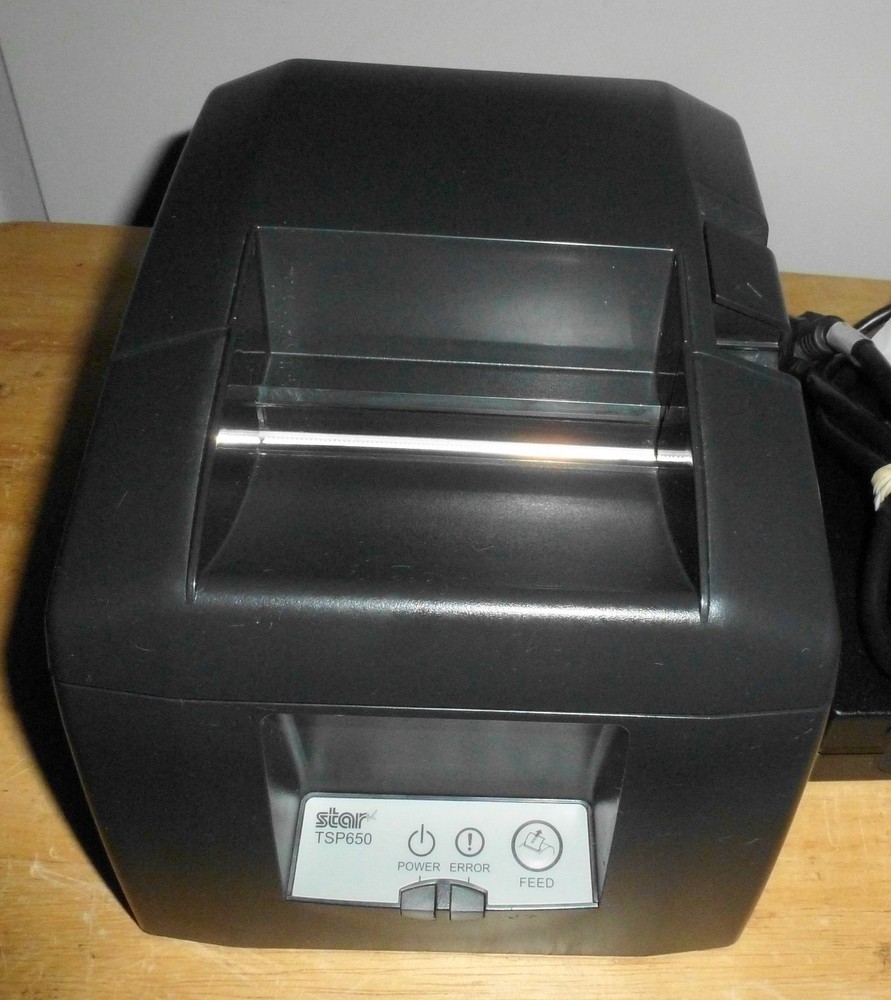STAR MODEL TSP650 651U POS THERMAL RECEIPT PRINTER – USB PORT – TEAR BAR