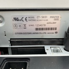 CITIZEN CT-S651 THERMAL POS RECEIPT PRINTER PARTS
