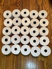 Thermal Receipt Printer Roll 1 3/4&Prime; x 220&prime; Refills. Set Of 25. Read Description