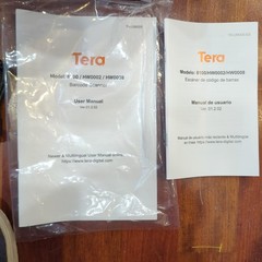 TERA WIRELESS 1D/2D QR BARCODE SCANNER 8100 TE000571 Bluetooth Compatab With USB