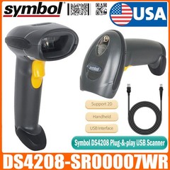 Symbol DS4208-SR00007WR 2D Handheld Barcode Scanner USB 1D/2D/PDF417 POS Retail