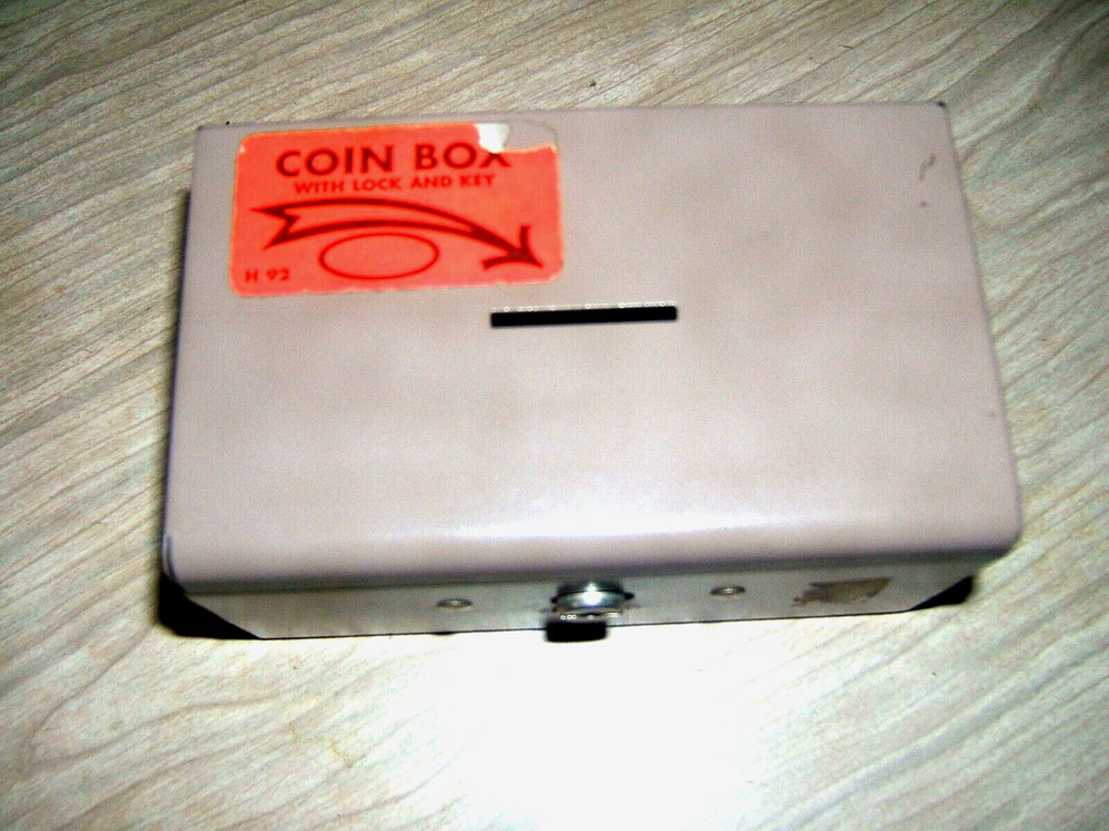 Rockaway Metal Products Corp Coin Box Inwood New York No Key H 92