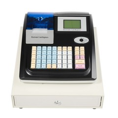 Electronic Cash Register POS System 48 Keyfor Supermarket Retail Restaurant New