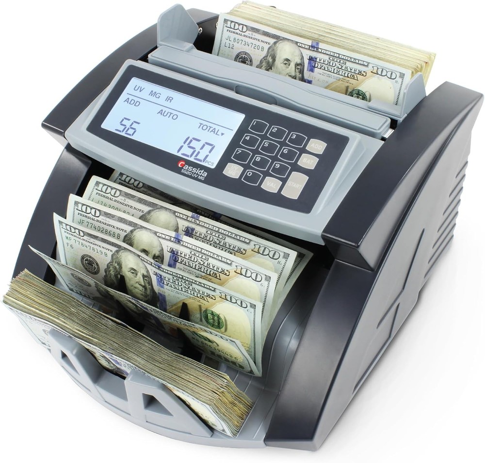 5520 UV/MG – Money Counter with ValuCount, UV/MG/IR Counterfeit Detection, A…