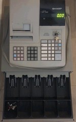 Sharp Electronic Cash Register ER-A320 With Register & Drawer Key – Tested Works