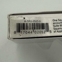 Square Reader Magstripe Lightning Connector A-SKU-0523 New Sealed Box Wear