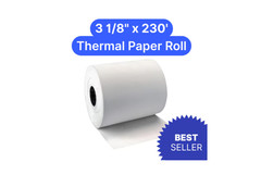 Thermal Paper Roll – 3 1/8&Prime; x 230 – 50 Rolls