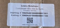 100X RFID Tags Confidex Carrier Tough II Cart Equiptment Asset ID Tracking