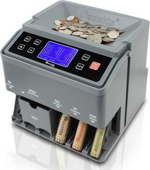 Cassida C300 Professional Coin Counter Counts 300 Coins Per Minute