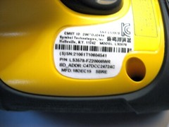 Symbol LS3578 Rugged Bluetooth 1D Barcode Scanner LS3578-FZ20005WR silver face