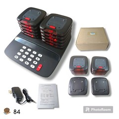 AGJ Restaurant Pager System Wireless Calling System w/ 20 Pagers Beeper Buzzer