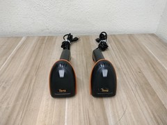 LOT OF 2 – Tera 1D 2D QR Barcode Scanner, Model D5100 Orange