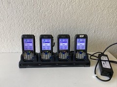 Intermec 1002UU05 CN70 Quad Ethernet FlexDock Craddle Charging Bass /w Scanners