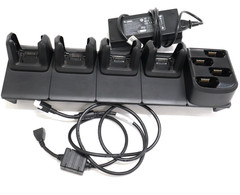 Zebra ShareCradle-MC CRD-MC33-4SC4BC-01 4-Slot ShareCradle Charger & 4-Slot Batt