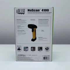 Adesso NUSCAN 4100B Bluetooth Antimicrobial Waterproof CCD Barcode Scanner