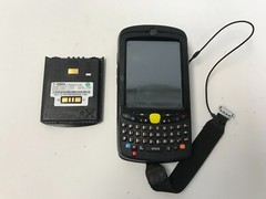 Used Motorola MC55A0-P20SWQQA7WR 1D/2D DL NUMERIC PDA Barcode Scanner w/ Battery