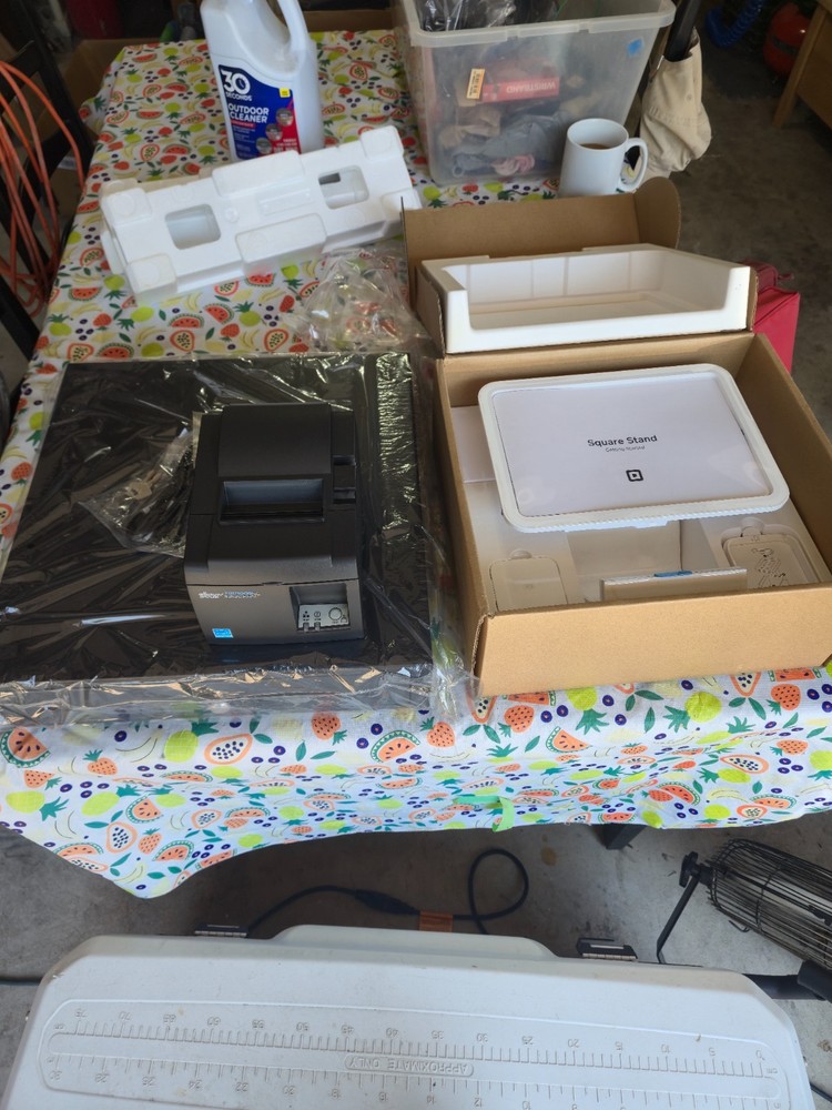 Square Stand 1st Generation ( 10.1-10.2&Prime; iPad), Cash Drawer, and Receipt Printer