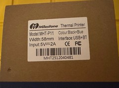 Portable Thermal Printer Bluetooth Mini Wireless Label Receipt 58mm USA