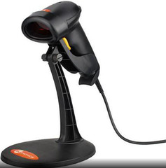TaoTronics USB Barcode Scanner TT-BS003 Laser Wired Plug & Play w/ Stand