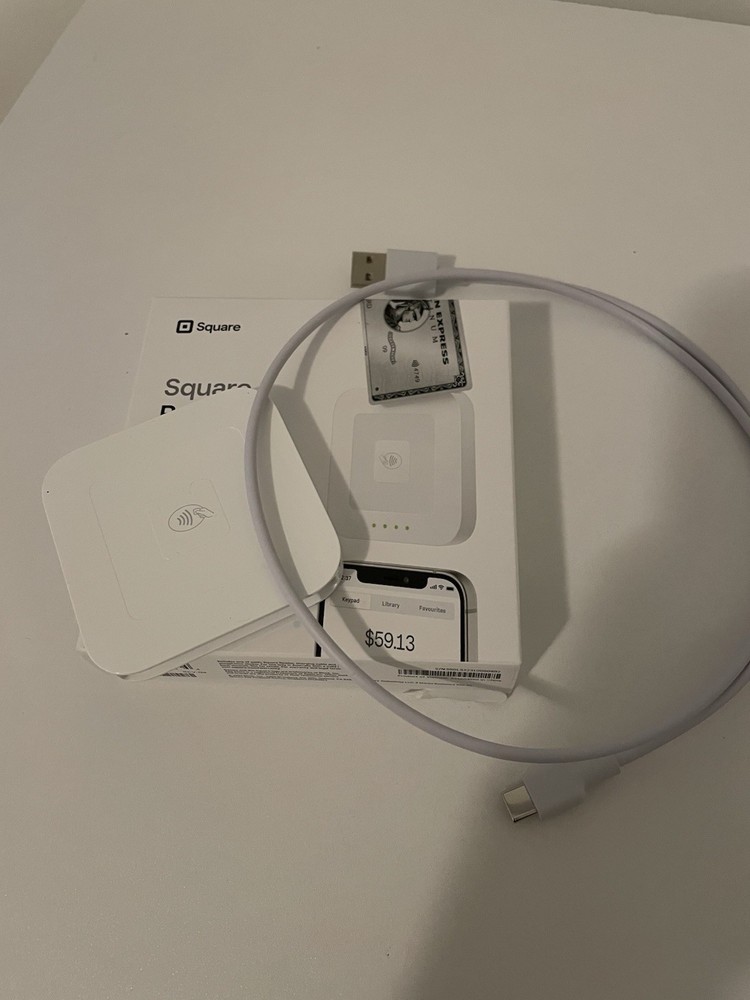 Square Reader (2nd Gen) Contactless Chip and PIN Card Reader, White