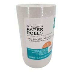 Pen+Gear Recycled Adding Machine Paper Roll 2.25&Prime; x 130&prime; 2 Rolls