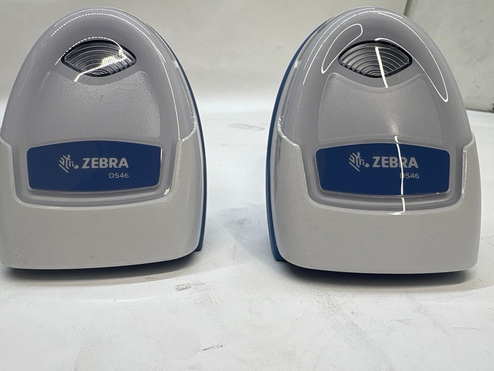 LOT2 Zebra DS4608HC4000BVZWW Barcode Scanner Tested Working No Cable T8 E11
