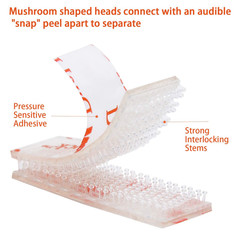16 Pcs EZ Pass/Ipass/Izoom Toll Tag Mounting Kit – Reclosable Fastener Peel and