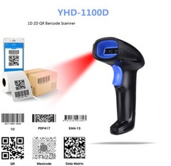 USB Wired Barcode Scanner 1D 2D QR Code Reader for PC Wins 7/8/10 XP Portable US