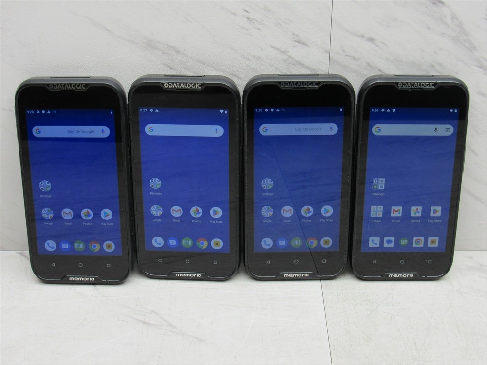 4 LOT Datalogic Memor 10 Mobile Computer 944350004 Android 10 + 9 with Battery