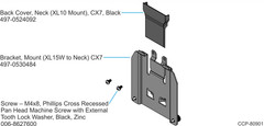 NCR 7772-K915 KIT – XL15W Mounting Bracket for NCR CX7 All-in-One POS