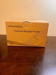 Volcora Thermal Receipt Printer, Standard USB/Ethernet- Model 500205 New In Box
