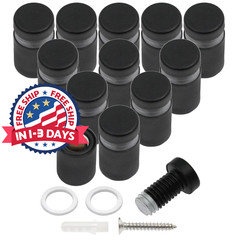 12 tornillos de acero inoxidable de 1/2&Prime; x 0,78&Prime;, para montaje en pared.