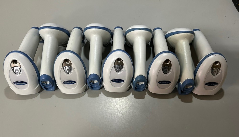 LOT OF 9X Zebra Motorola DS4208 1D 2D USB Barcode Scanner DS4208-HC0009BWR