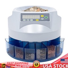 Coin Counter Counter Digital Automatic Electronic Coin Sorter Machine 110V