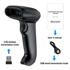 Symcode 2D Wireless Barcode Scanner,Bluetooth6.0 & Wireless2.4G & USB Wired