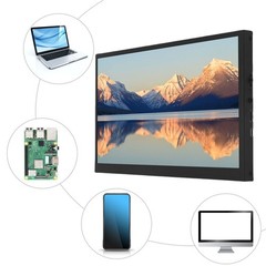 10.1 Inch Touchscreen Display 1024×600 Display Aluminum Alloy Glass For PC