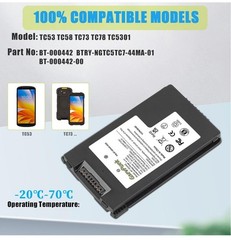 GsevPuek Battery Replacement,for Zebra TC53 TC58 TC73 TC78 TC5301 BT-000442 BAR