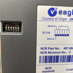 NRI V2 EAGLE COIN VALIDATOR E178C3.00/0 DB2- (15073) New Broken Tab S9