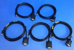 Lot of 5- M-S Cash Drawer DB9 Serial Kick Cable Compatible w/ EPSON Printer RJ12