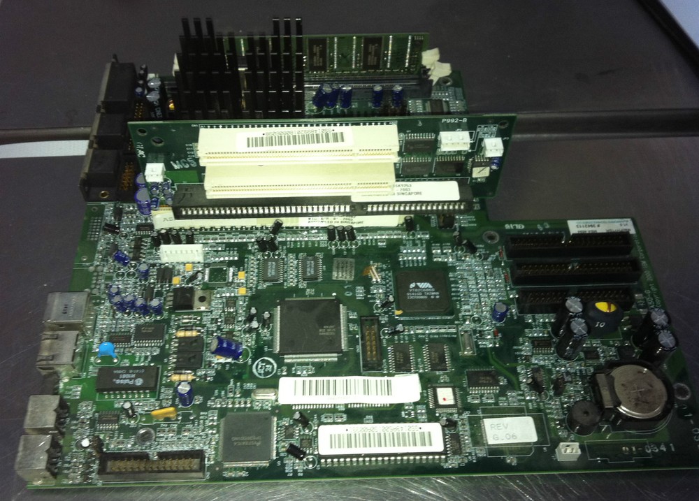 IBM 45P6083 4694 SYSTEM BOARD w/Riser Card 16K9253, CPU 256MB for POINT OF SALE