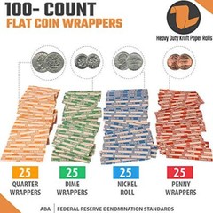 Coin Manager Pro – Coin Organizer Tray with 100 Coin Wrappers Included